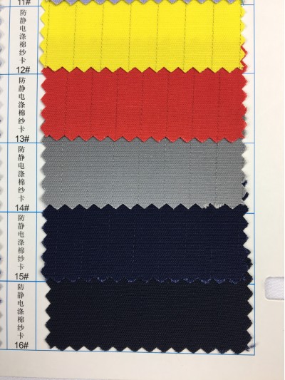  GZ-YGTI  防靜電滌棉紗卡   T/C 65:35  128*60    21*16 細節-2